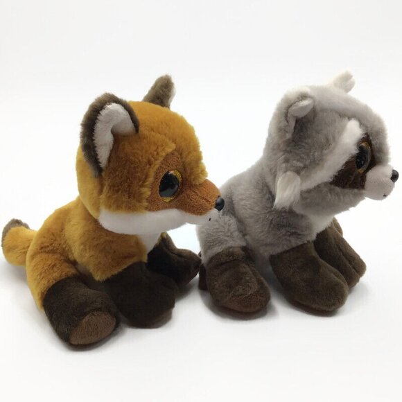 Ty Beanie Boos Forest Animals Rocco Bandit Racoon Fay Fox Flora Skunk Woodland - Picture 5 of 14